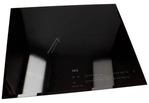 Glaskeramikplatte, SCHWARZ, AEG, 590X520M 5551124943