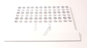 Gemüsefach-Abdeckung für Kühlschrank Samsung DA6304053A hoch, weiß