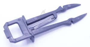 Ofen-Verschlussplatte Whirlpool/Indesit 488000852980 Verschluss, Schlag