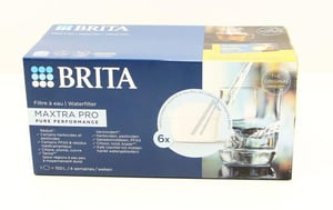 MAxtra PRO 6er-Pack für Brita Kühlschrank 1050417 Wasserfilter, All-in-1
