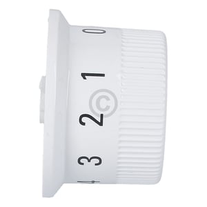 Drehgriff-Kochstelle WEISS, fuer Zonenheizung rund 00614741