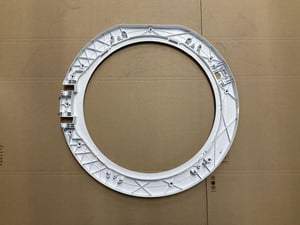 Innenrahmen Bullauge für Waschmaschine Haier 70075415 Fensterring Türrahmen