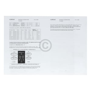 Elektronik Gorenje 673625 für Waschmaschine