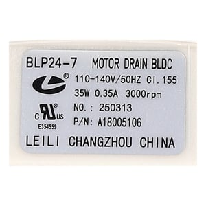 Entleerungspumpe,[110-140v/50h Electrolux 140180051066 Electrolux