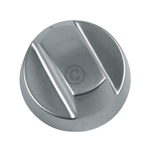 Knebel 43mmØ silbern mit Adaptern universal für alle Marken Backofen Herd Heizgerät