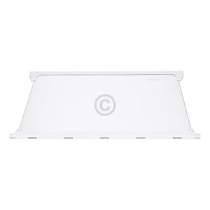 Glasplatte oben für Kühlteil Bauknecht C00899660 450x300mm mit Leisten in