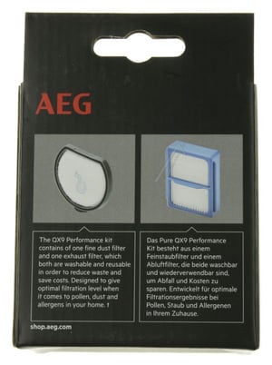 qx9 Performance-Kit für Electrolux Staubsauger 9009230922 Saugkraft