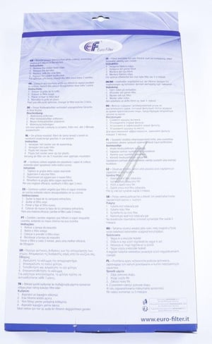 Eurofilter Kohlefilter für Dunstabzugshaube Electrolux 9029802833 LongLife 42x14,2x2 cm