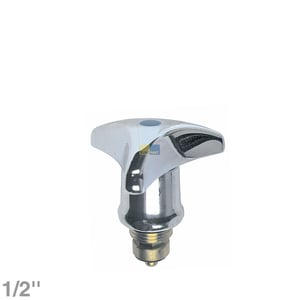 Knebel 1/2" mit Innenoberteil Kaltwasser blau für Armatur