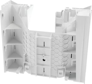 Frontblende für Kaffeemaschine Bosch 12031105 Kunststoff, weiß