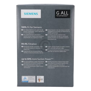 Filterbeutel SIEMENS 17003049 Typ G ALL VZ41FGALL für Staubsauger 4Stk