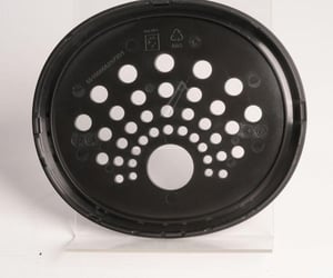 Tropfgitter schwarz für Bosch Kaffeemaschine 12047150 Abtropfschale