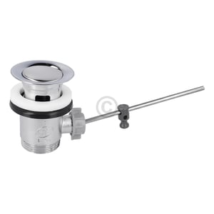 Ablaufgarnitur 1 1/4" mit Exzenter und Stopfen chrom BLUPARTS für Waschbecken