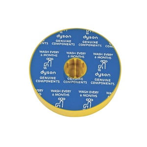 Motorschutzfilter dyson 905401-01 gelb rund 153mmØ für Staubsauger