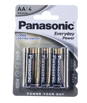 AA-Batterien für Fernsehen & Telefonie Panasonic LR6EPS4BP 4er Blister