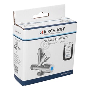 Kombi-Eckventil 1/2"x10mm mit Geräteanschluss KIRCHHOFF 98480090 KIRCHHOFF