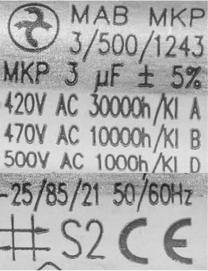 Kondensator 10003767 Originalersatzteil von Bosch