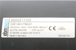 Lüftermotor 00663658