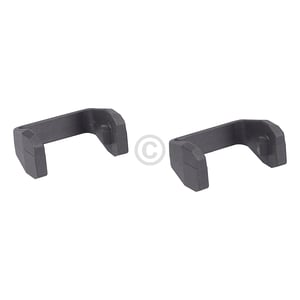 Klammer Set für Türscharnier GAGGENAU 10020041 in Kaffeemaschine 2Stk