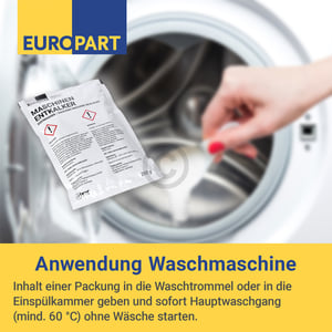 Maschinenentkalker EUROPART für Waschmaschine Geschirrspüler 200g