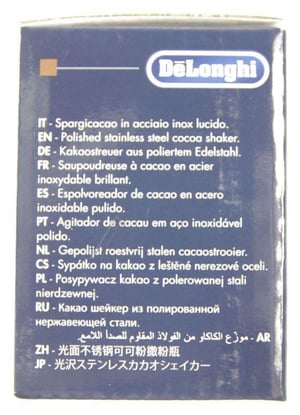Kakaostreuer für DeLonghi Mikrowelle 5513282211 Edelstahl, Streuer