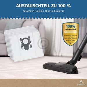 Filterbeutel wie BOSCH 17003048 Typ G ALL BBZ41FGALL für Bodenstaubsauger 5Stk + Vorfilter