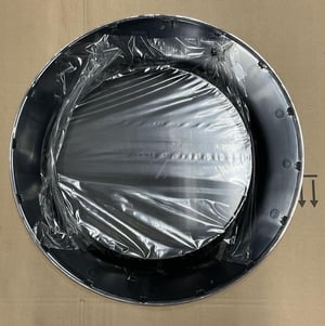 Fensterrahmen Chrom für Waschmaschine Bosch Siemens 11063827 Flansch Bullauge