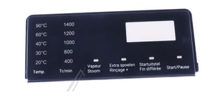 Bedrucktes Dekorpanel für Haier Waschmaschine 49120760 Bedienblende