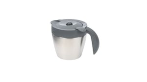 Thermokanne für Bosch Kaffeemaschine 00642300 Dunkelgrau-Edelstahl