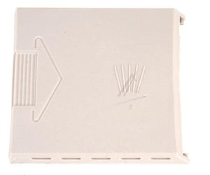 Reinigerfach-Deckel mit Dichtung für Ofen Com 00611576 grau, Kunststoff