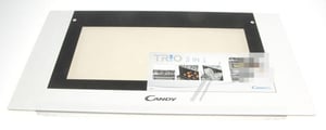 Ofentürglas für Ofen Candy Hoover 44006312 Außenscheibe