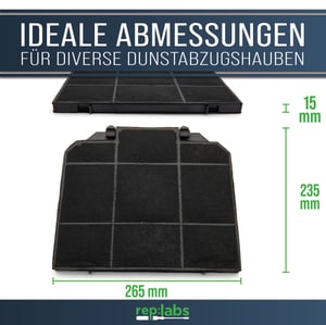 Kohlefilter - AT wie Electrolux 902979363 für Dunstabzugshaube
