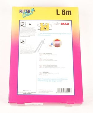 Staubbeutel für Staubsauger Filterclean FL0012K 4+2er Pack