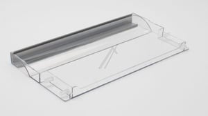 Gefrierfachklappenabdeckung für Kühlschrank Vestel 42327177 transparent, Frontblende
