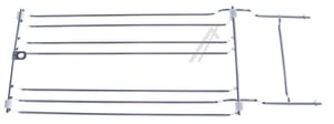 Backofen-Teleskopauszug Hisense/Gorenje 575030 mit Abstandhalter