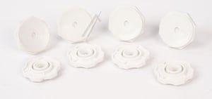 Gerätefüße für Waschmaschine Com X757743 4 Stück