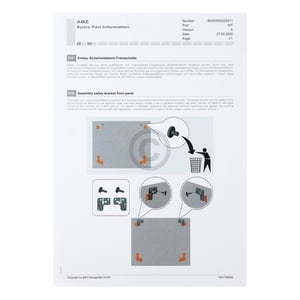 Außenfenster für Türe BOSCH 00776030 in Backofen