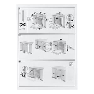 Dekorleisten Set Siemens SZ30BI02 17007745 für Geschirrspüler