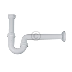 Siphon 1 1/4"x32mm weiß für Waschbecken