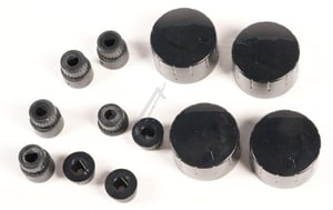 Universal-Knebel-Set für Com-Ofen Schwarz