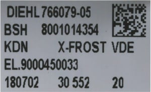 Bedienblende 00668160