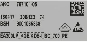 Steuerungsmodul programmiert 00750460