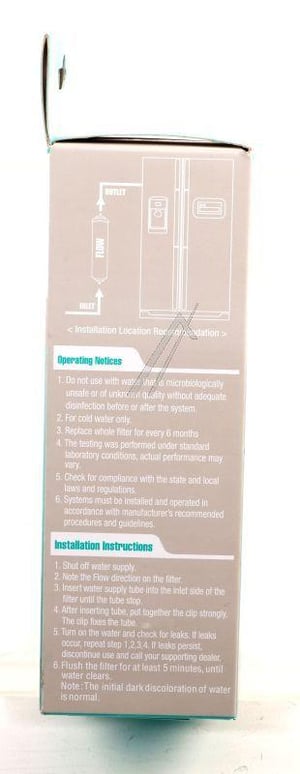 Wasserfilter für Kühlschrank Hisense Gorenje HK2387252 Klarwasser System