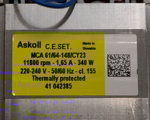 Collektor-Motor für Candy Waschmaschine 41042385 Waschmaschinenmotor