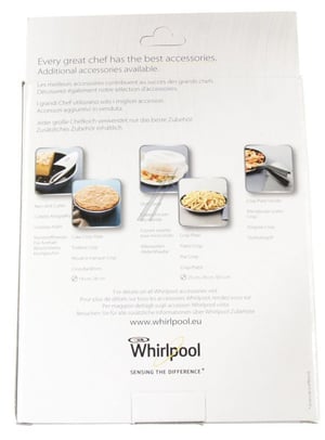 Wpro STM008 Dampfgarbehälter für Mikrowelle Whirlpool 482000013392 Rechteckig, Dampfgaren