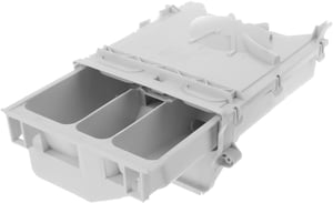 Einspülschalenoberteil für Einspülkammer Bosch 00480722 Spülmaschine, weiß