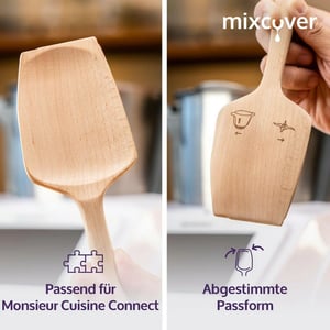 Nachhaltiger Holzspatel für Monsieur Cuisine Connect & Smart