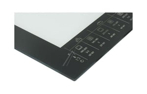 Innenglasscheibe für Ofen Amica 9097889 Backofen Tür