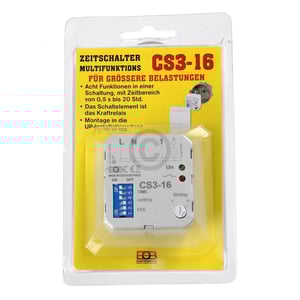 Zeitschalter Unterputz CS3-16 für Licht Ventilator in Bad Treppenhaus