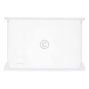 Glasplatte oben für Kühlteil Bauknecht C00899660 450x300mm mit Leisten in